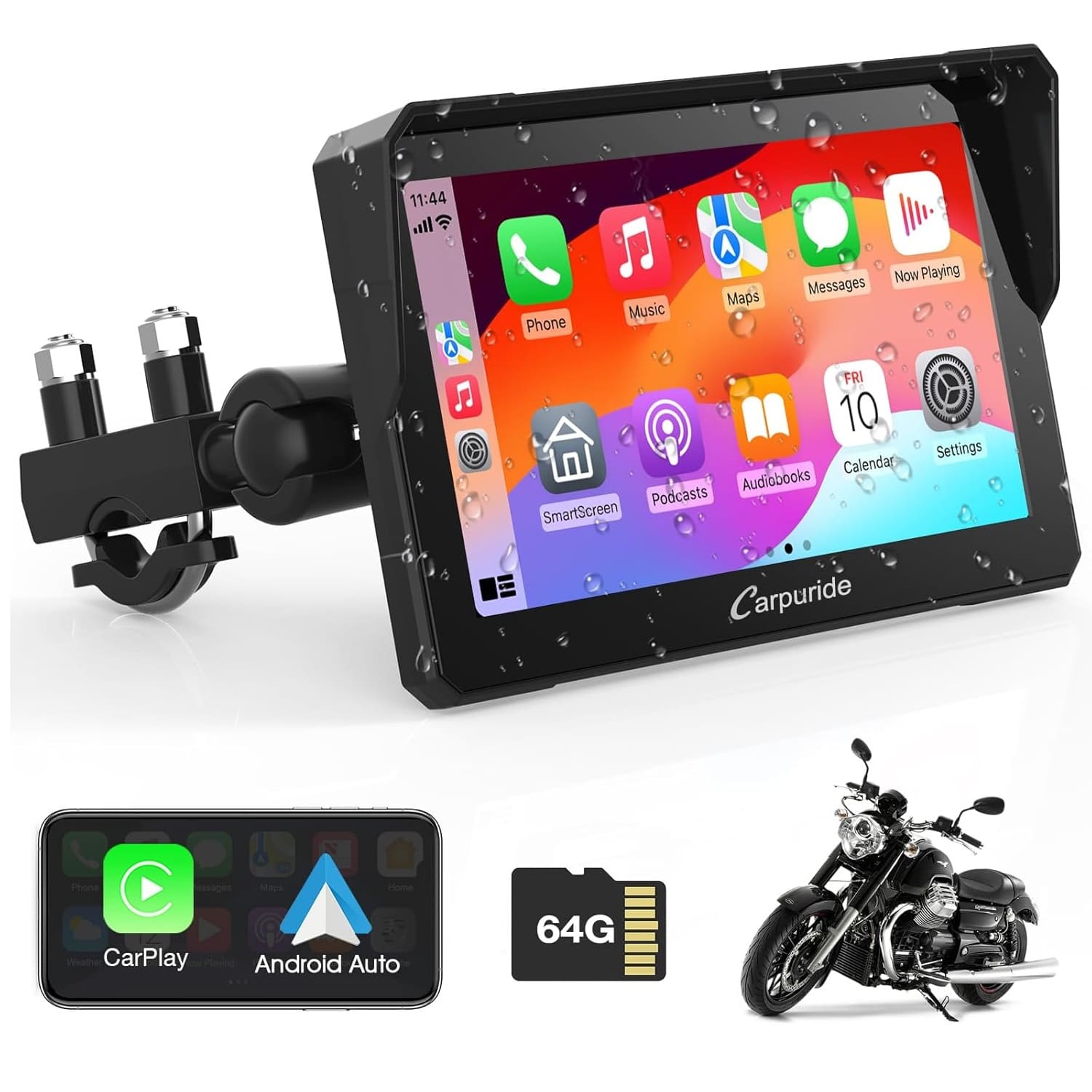 Wireless CarPlay for Motorcycles