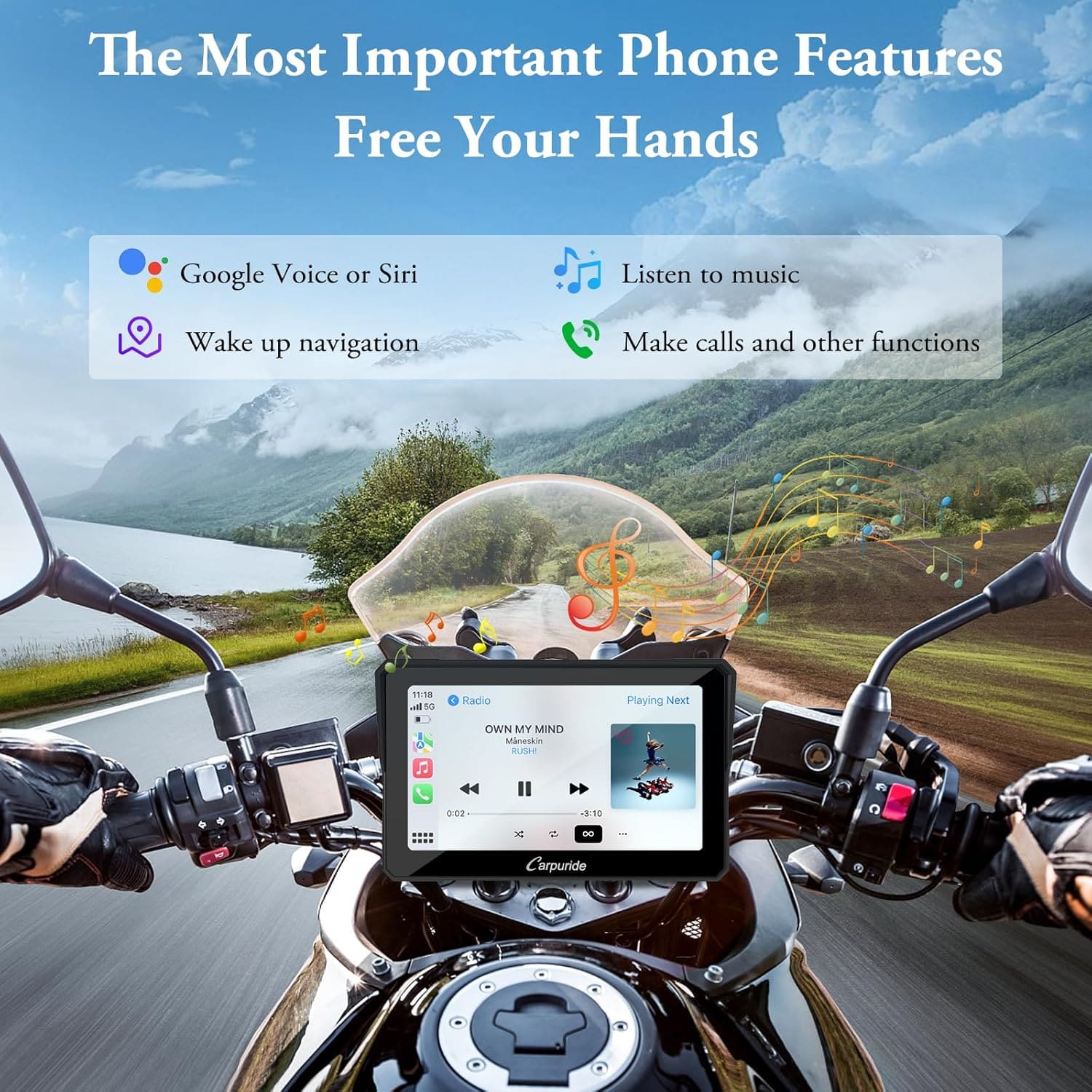 Wireless CarPlay for Motorcycles Wireless CarPlay for Motorcycles