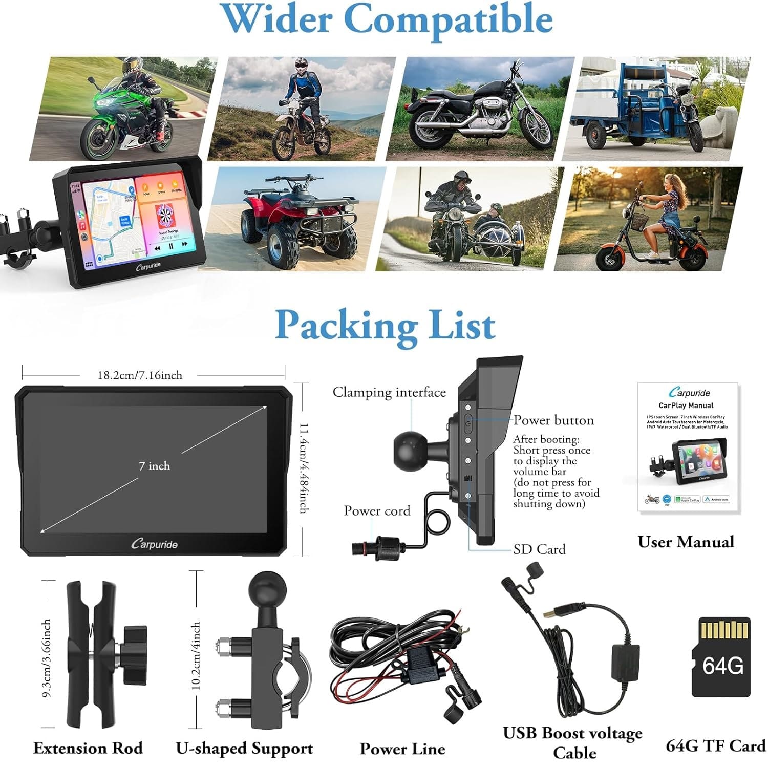 Wireless CarPlay for Motorcycles Wireless CarPlay for Motorcycles